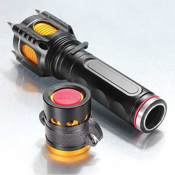 5 Light Modes IP66 Super Bright Rechargeable Tactical LED Flashlight (SYSG-180901)
