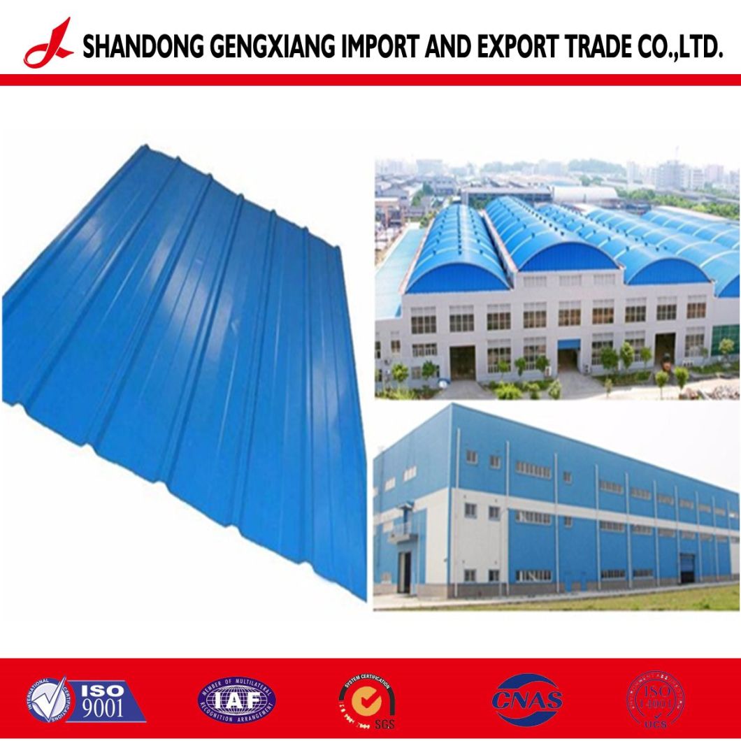 Galvanized Zinc Coated Corrugated Steel Sheet for Roofing