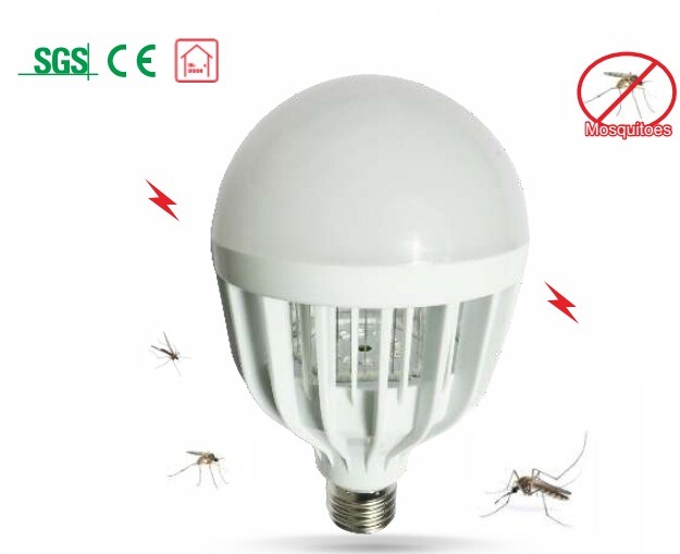 2W Indoor Use SMT Bug Zapper Mosquito Killer LED Bulb