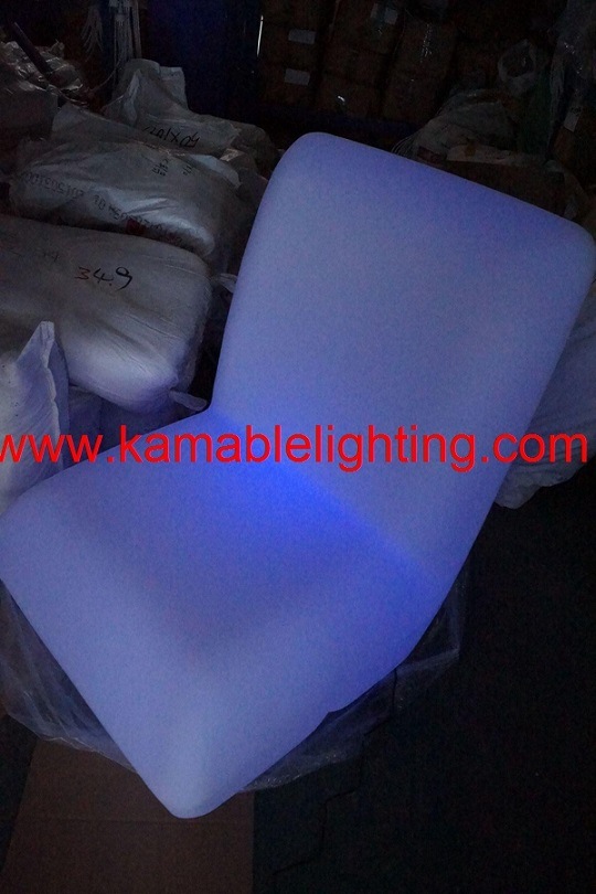 Garden LED Bar Furniture RGB Color Changing Sofa (H024)