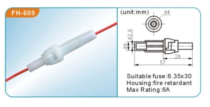 High Quality Fuse Holder, in-Line Fuse Holder Electronic Fuse Holder Auto Car Fuse Holder