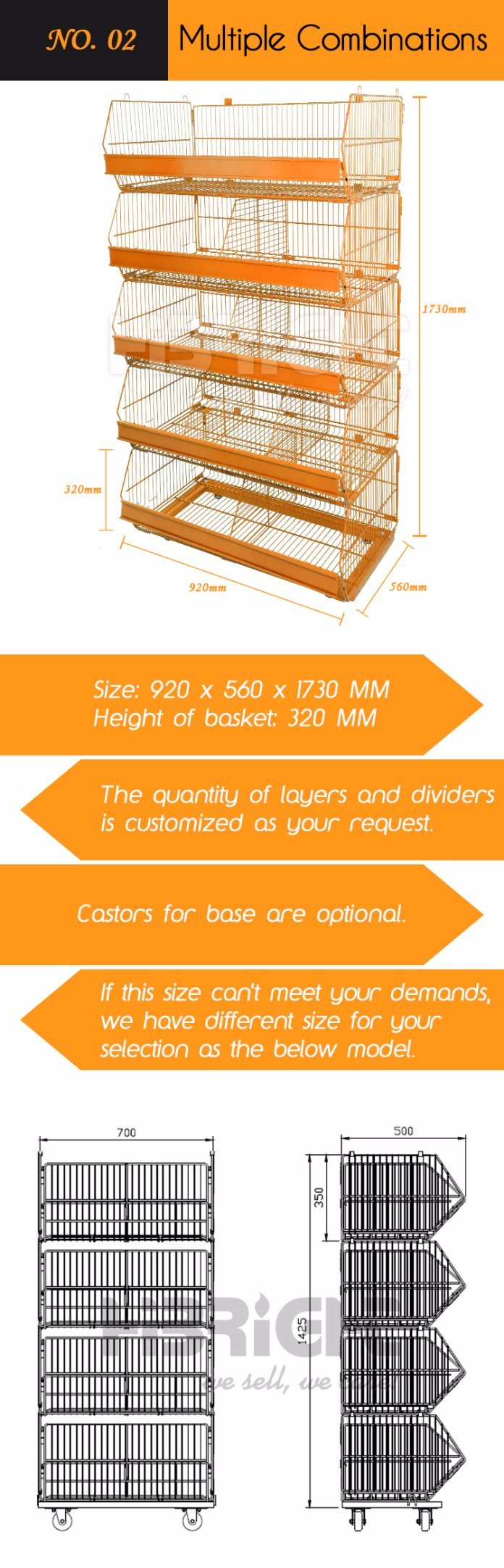 Retail Store Promotion Wire Storage Cage