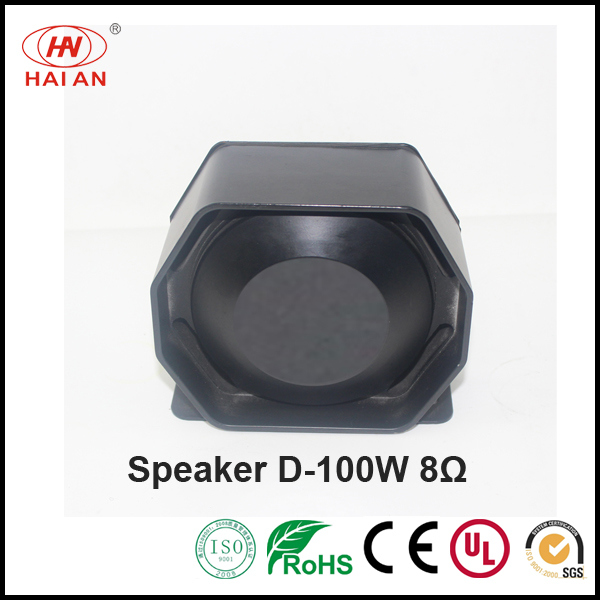 Police Siren Horn Speaker 100W Alarm Car Hooter Speaker Police Car Speaker/Emergency Warning with Speaker