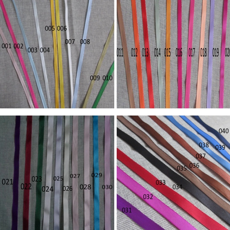 Most Popular Custom Colored 100% Pure Polyester Satin Silk Ribbon