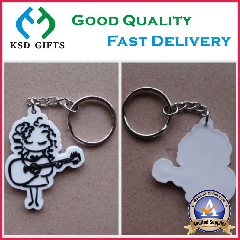 Animal Design Custom 3D Rubber PVC Keyrings