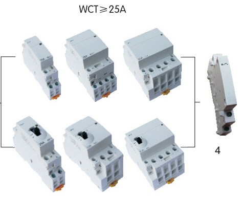 Magnetic Price Electricity Household Contactor (WCT 25A)