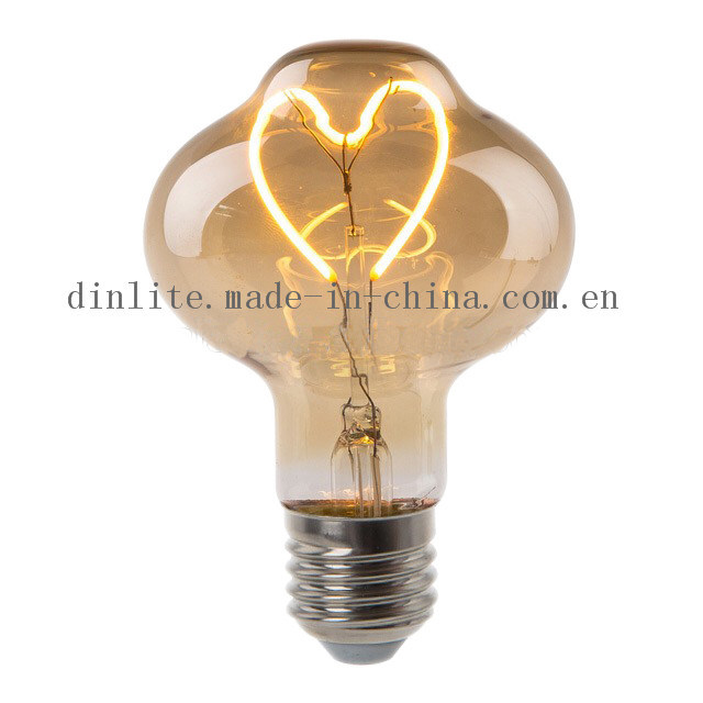 G80D E27 4W 8W hot sale LED filament energy saving bulb commercial light bulb with SGS/ISO9001/CE/RoHS