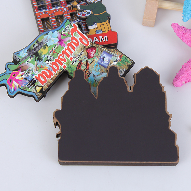 3D Promotional Wooden Magnets in Various Shape of Souvenirs