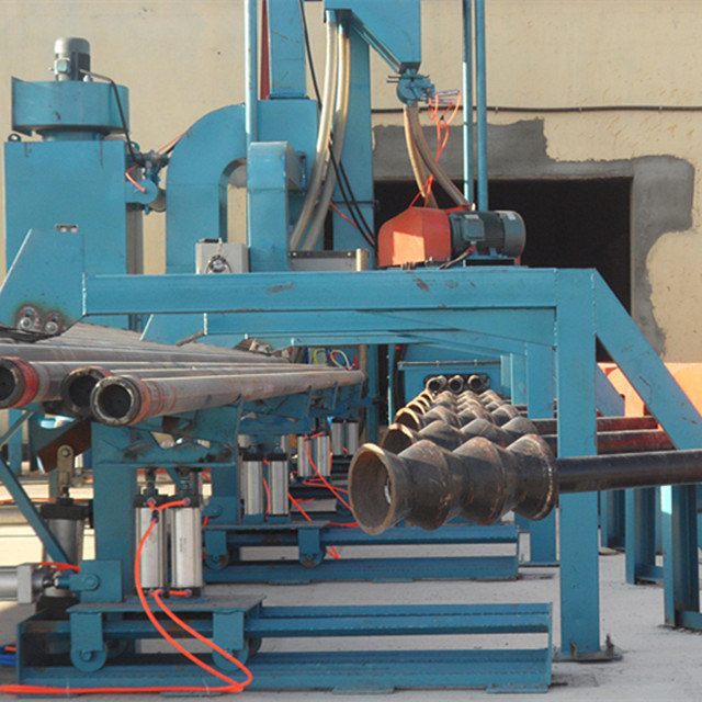 Special Shot Blasting Machine for Steel Pipe Outer Wall Cleaning