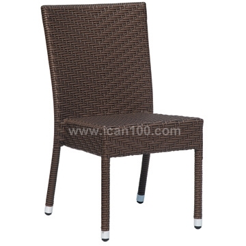 Garden Aluminum Rattan/Wicker Side Chair (WS-1740)