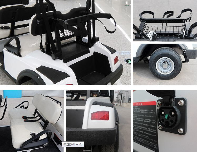 Zhongyi 6 Seats Electric Golf Cart for Airport