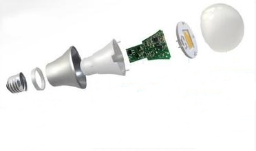6W/8W/10W/12W A60 E27 Aluminum Plastic LED Bulb (GR908-2)