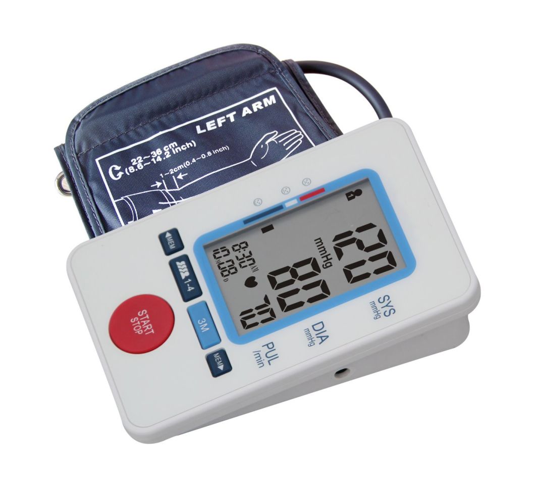 Arm Type Automatic Blood Pressure Monitor with Big LCD Display
