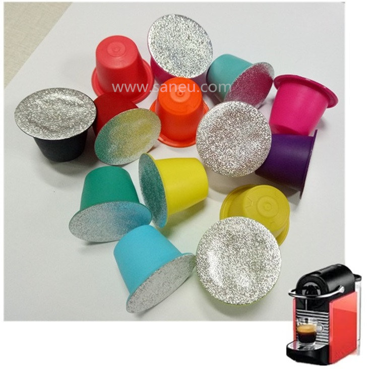 Empty Coffee Capsule Plastic Nespresso Coffee Packing Cup