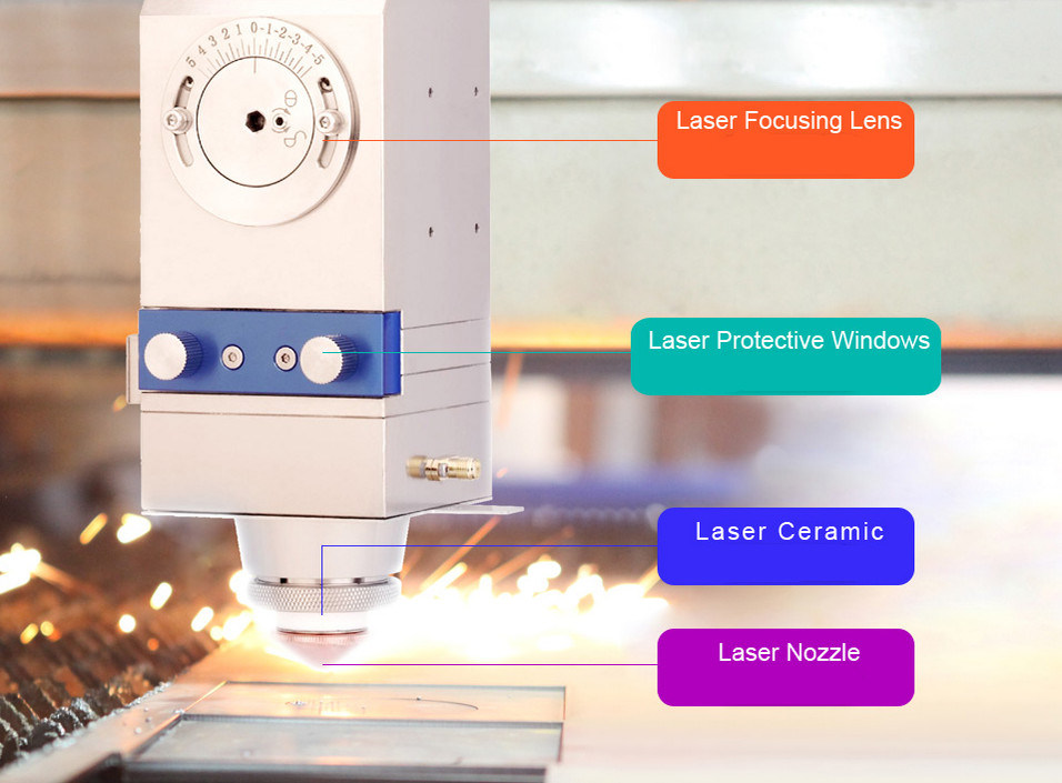 Precitec Nozzles for Fiber Laser Cutting Machine
