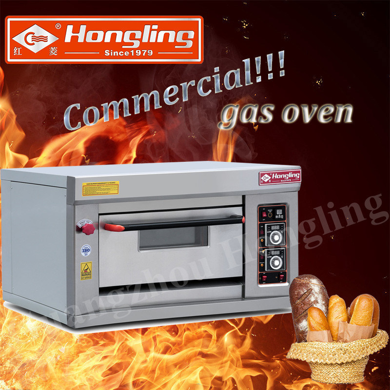 Good Price Single Deck Commercial Gas Bread Oven (HLY-101E)