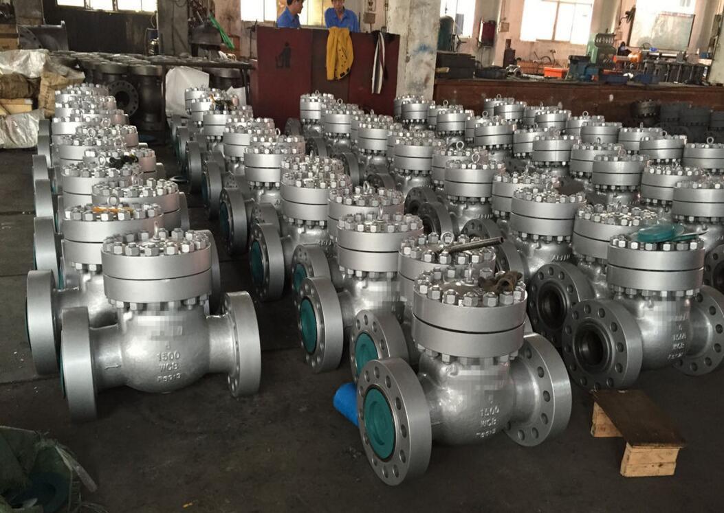 Pn16 Flange Type Cast Iron Swing Check Valve