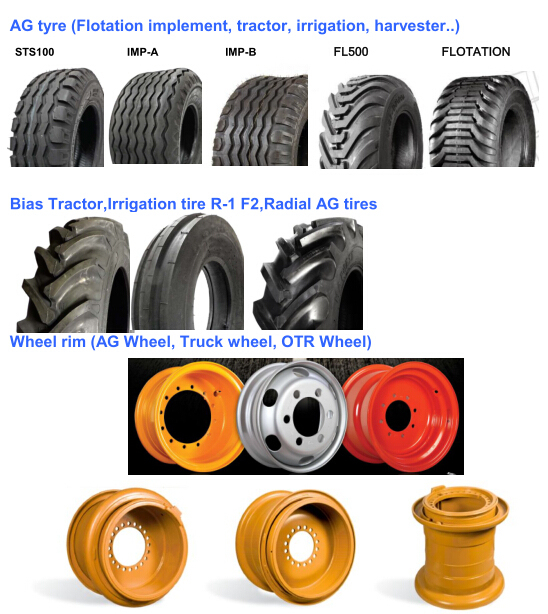 High Speed Farm Tire 11L-15 12.5L-15 for Implement Trailer