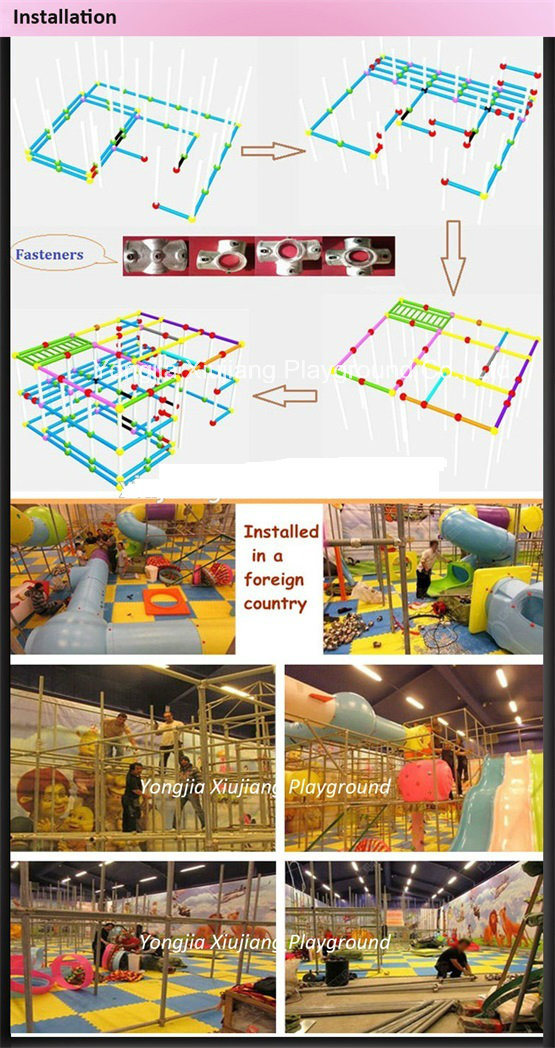 Easy Assembly Children Indoor Outdoor Movable Soft Play Area