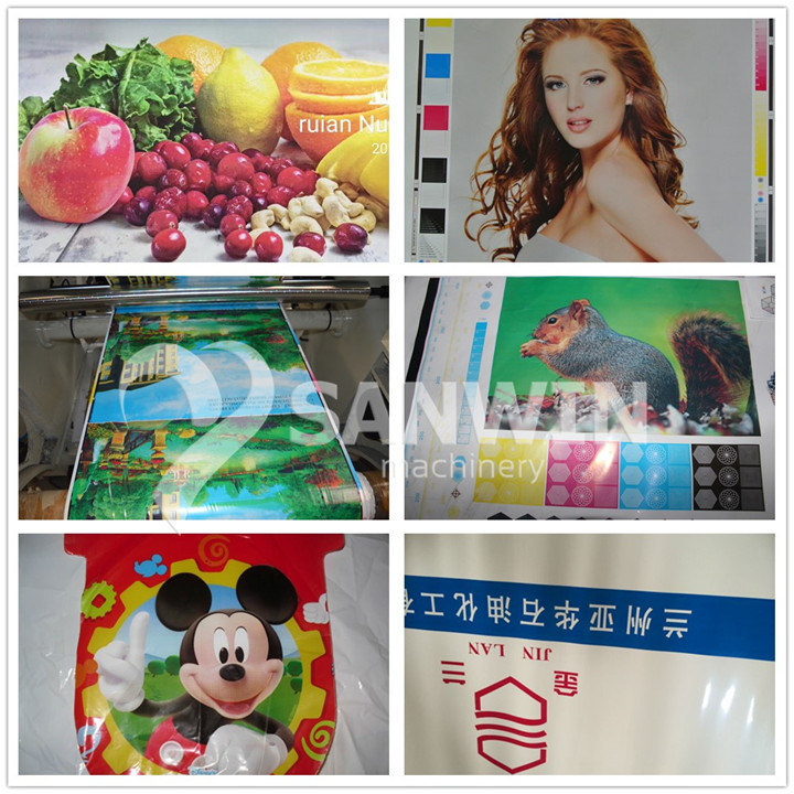 High Speed Plastic Film Flexo Printing Machine