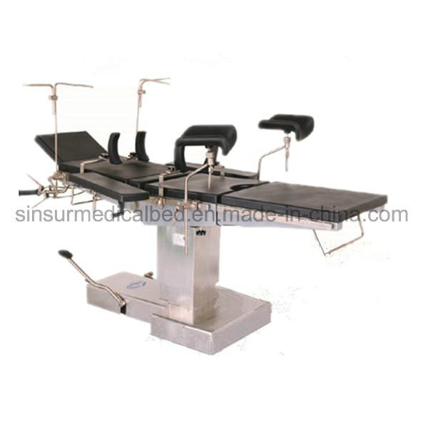 China Hospital Surgical Equipment Manual Multi-Function Operating Table