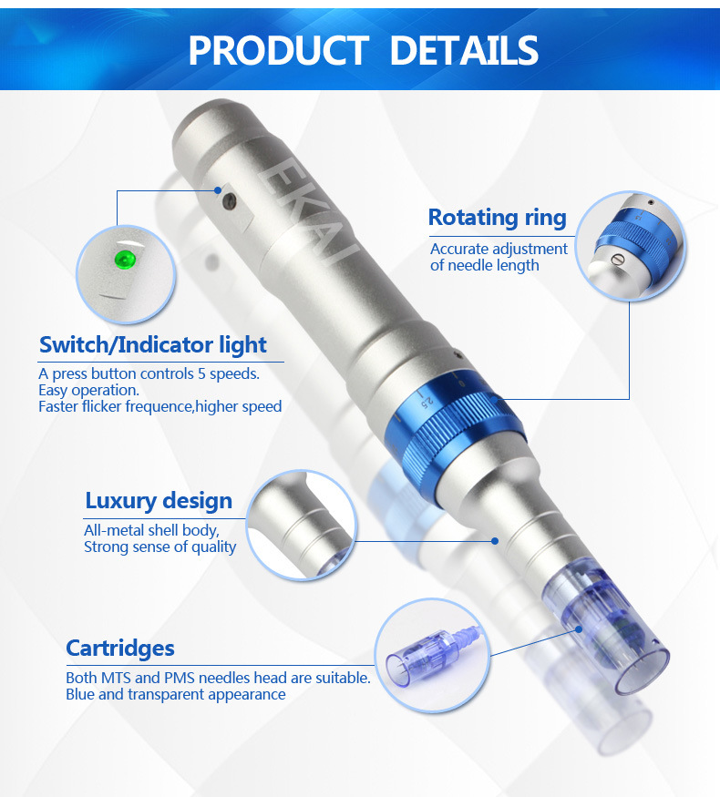 Best Microneedling Pen Derma Roller Dr. Pen Rechargeable Korea Dermapen