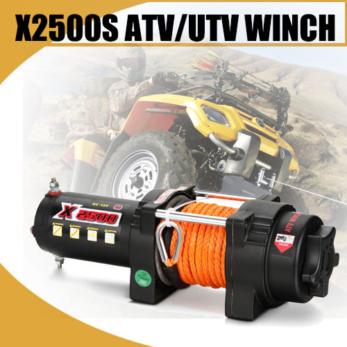 Small ATV 2500lbs Electric Car Winch
