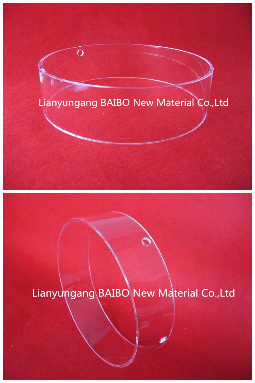 Insulation Clear Quartz Flange for Industry Machine