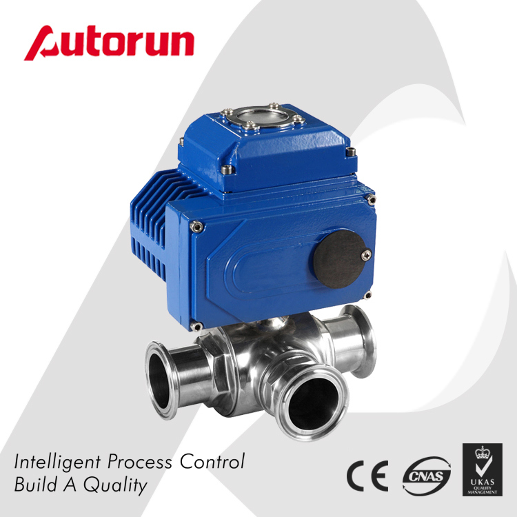 Electric Sanitary Hoop Connection Ball Valve