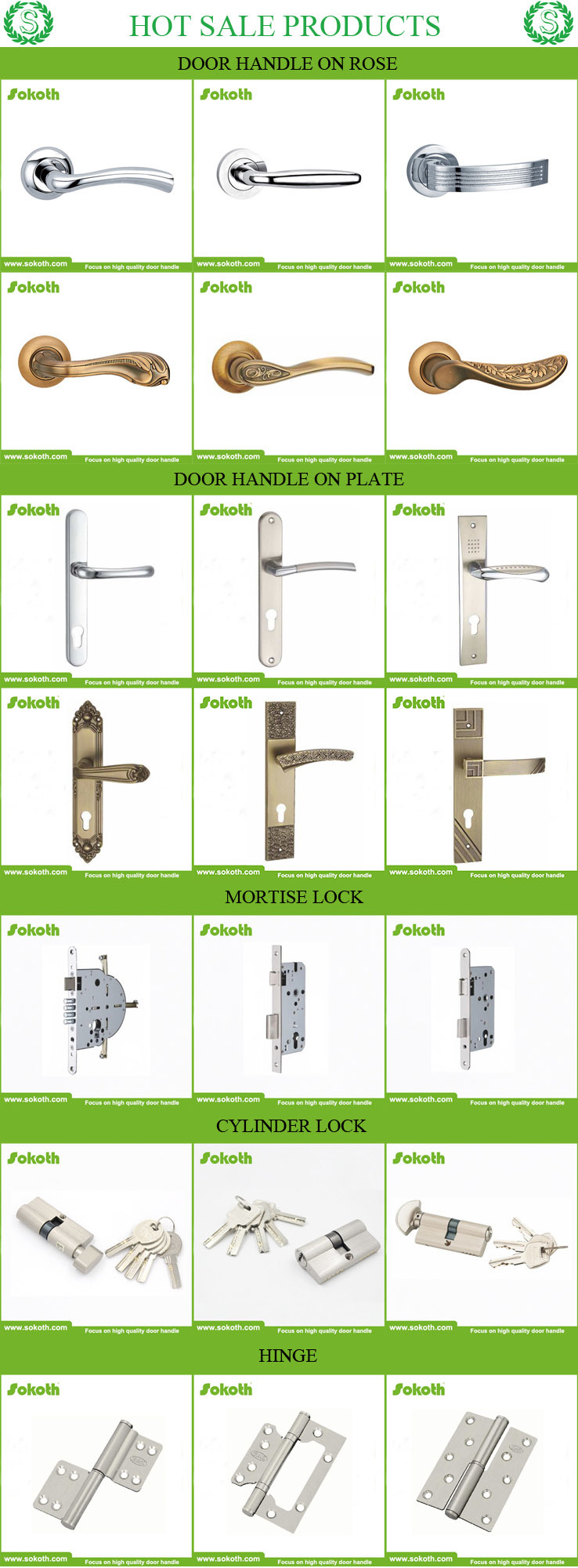 Hot Sell for Aluminum Door Mortise Lock