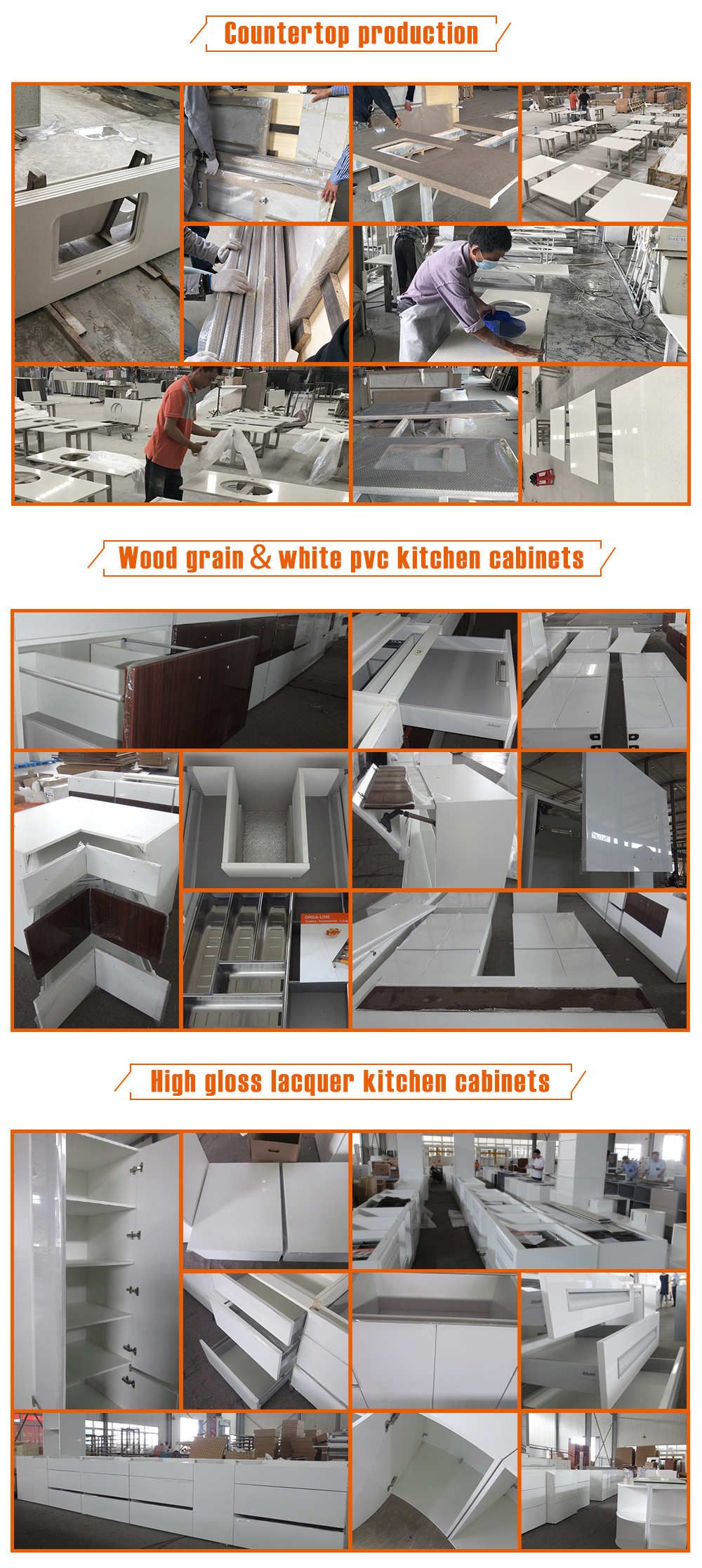 Modern Style Stainless Steel Kitchen Cabinet Furniture