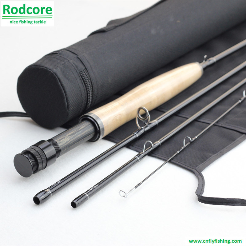 Eco 8FT6in 4PC 5wt Wooden Reel Seat Moderate Action Fly Fishing Rod