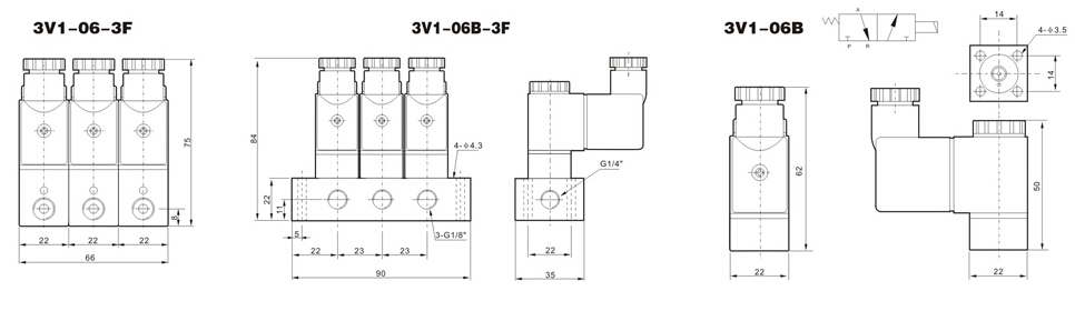 OEM Pneumatic Solenoid Valve (4V 3V 4M 4A Series)