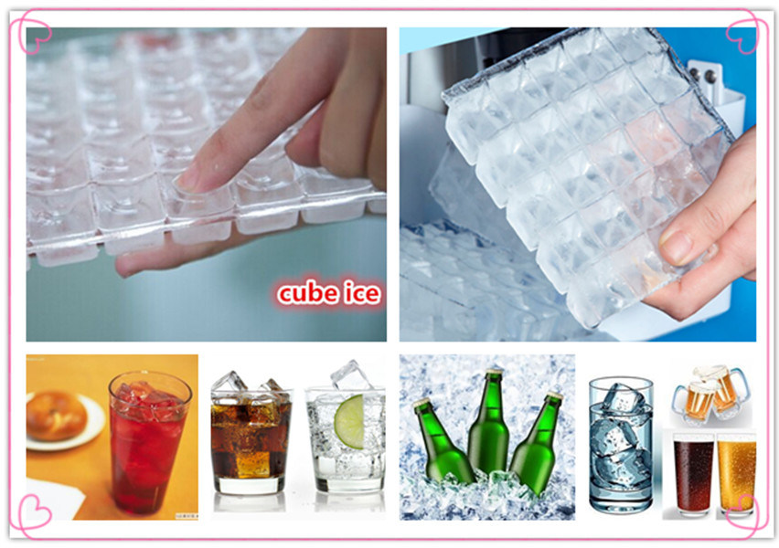 3000kg/Day LED Ice Cube Save Energy Cube Ice Machine