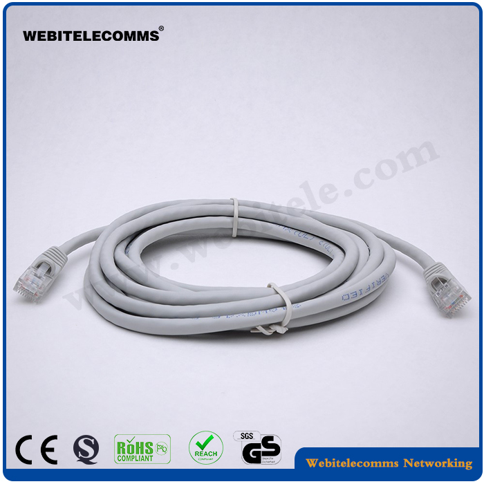 Unshielded Cat 6 Twisted 4 Pair Network Patch Cord