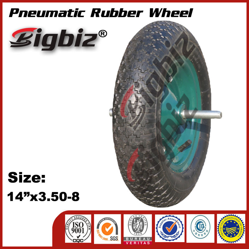 ISO9001: 2008 Pneumatic Rubber Wheel for Wheelbarrow