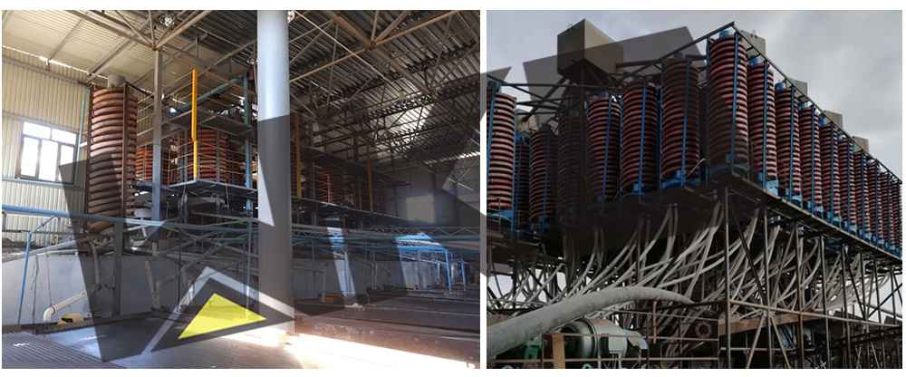 High Capacity Gravity Separation Mineral Spiral Separator for Processing Tantalum