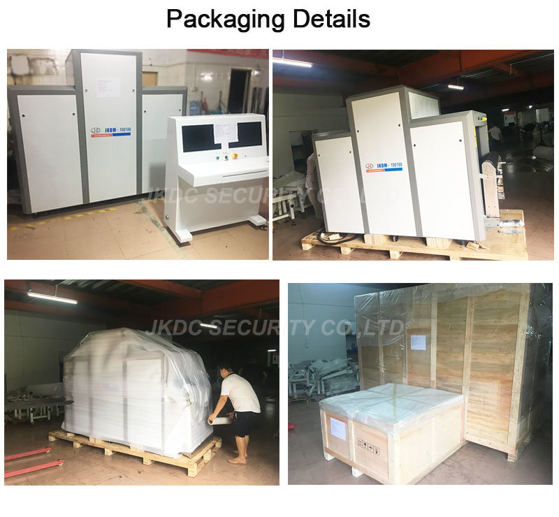 Public Security X-ray Screening Systems Size Super Tunnel 100100 X-ray Luggage Scanner Inspection Machine
