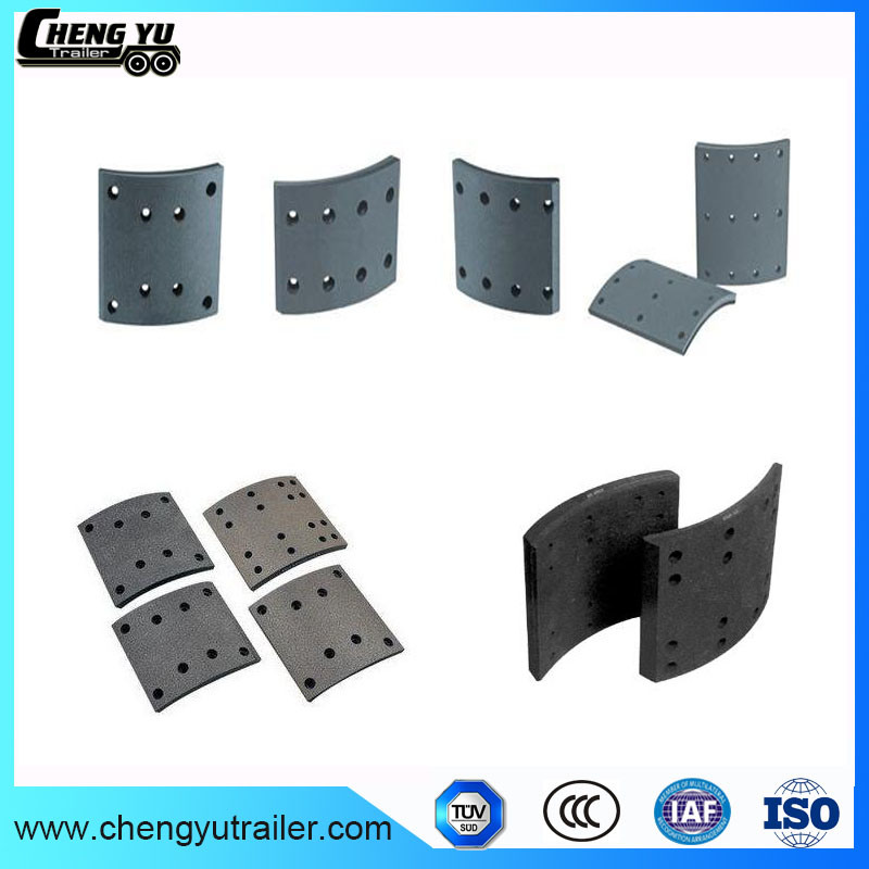 Lowbed Trailer Rear Axle Drum Brake Lining