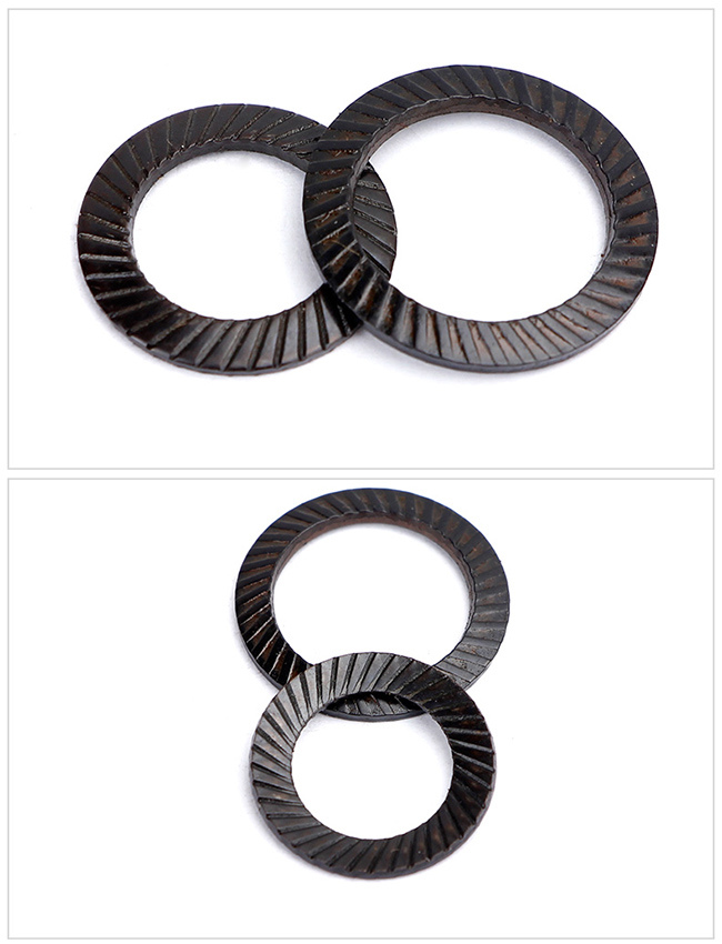 Black Carbon Steel Disc Spring Conical Washer