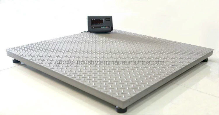 Digital Electronic Platform Weighing 3 Tons Floor Scale for Industrial Use