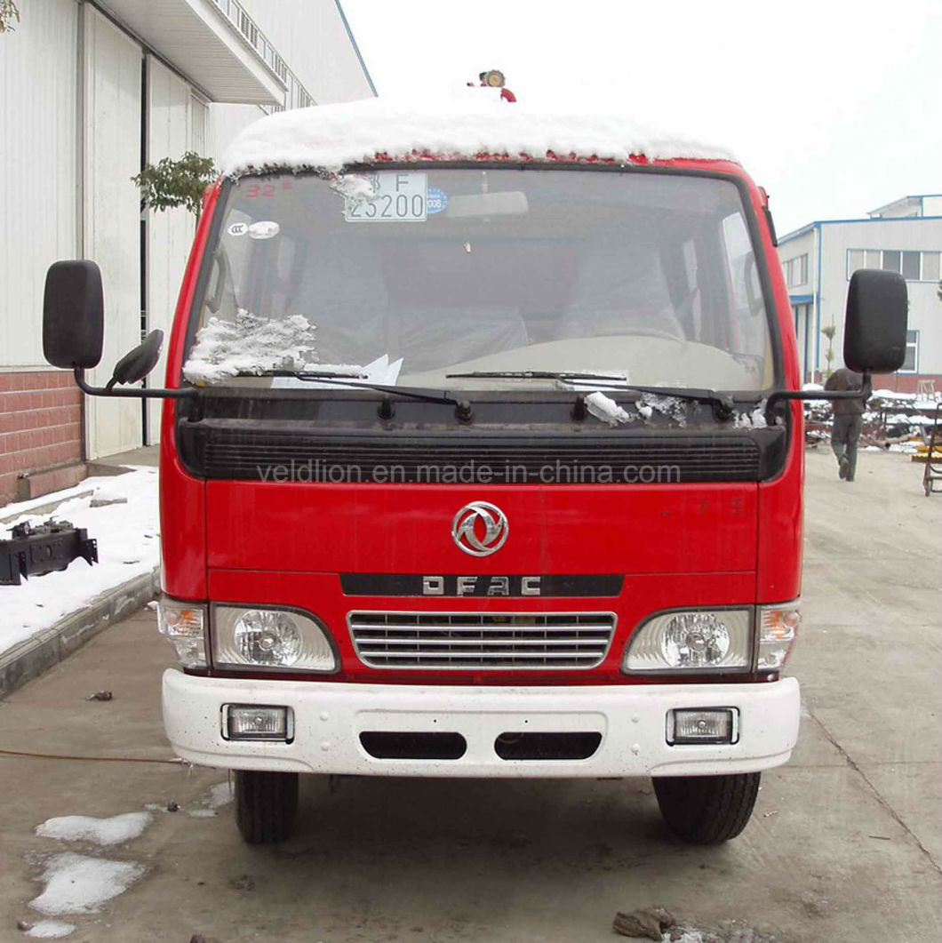 China Brand Dongfeng Mini 2, 000 Liter Water Tank Fire Fighting Truck, Right Hand Drive, Euro 3 Emission Standard