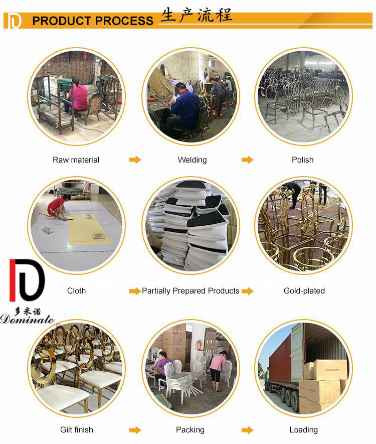 Modern Oval Back Wedding Rose Golden Banquet Hotel Restaurant Living Dining Room Furniture Stainless Steel Chair