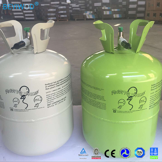 Disposable 0.24cbm 0.4cbm 13.4L 22.4L Self Inflating Helium Balloons Tank