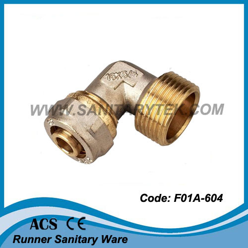 Brass Equal Tee / Brass Compression Fitting for Pex-Al-Pex Pipe (F01-303)