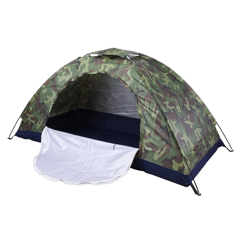 Outdoor Ultralight Camouflage Fishing Tents Portable Single Military Camping Tent