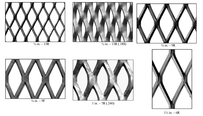 Tec-Sieve Raised Expanded Aluminium Metal Mesh Facades in Mill Finish