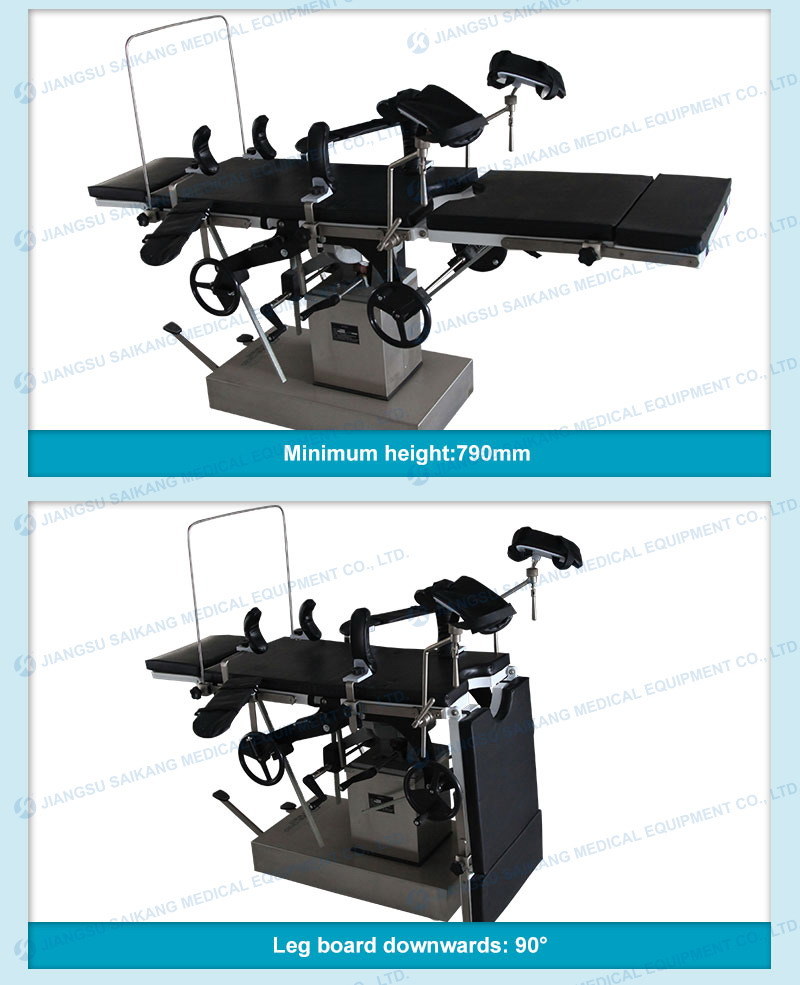 A203 Universal Manual Electric Pediatric Operating Table Dimensions