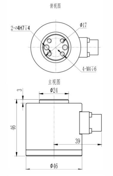 Stainlesss Steel 3 Axis Force Sensor with High Accuracy (B501)