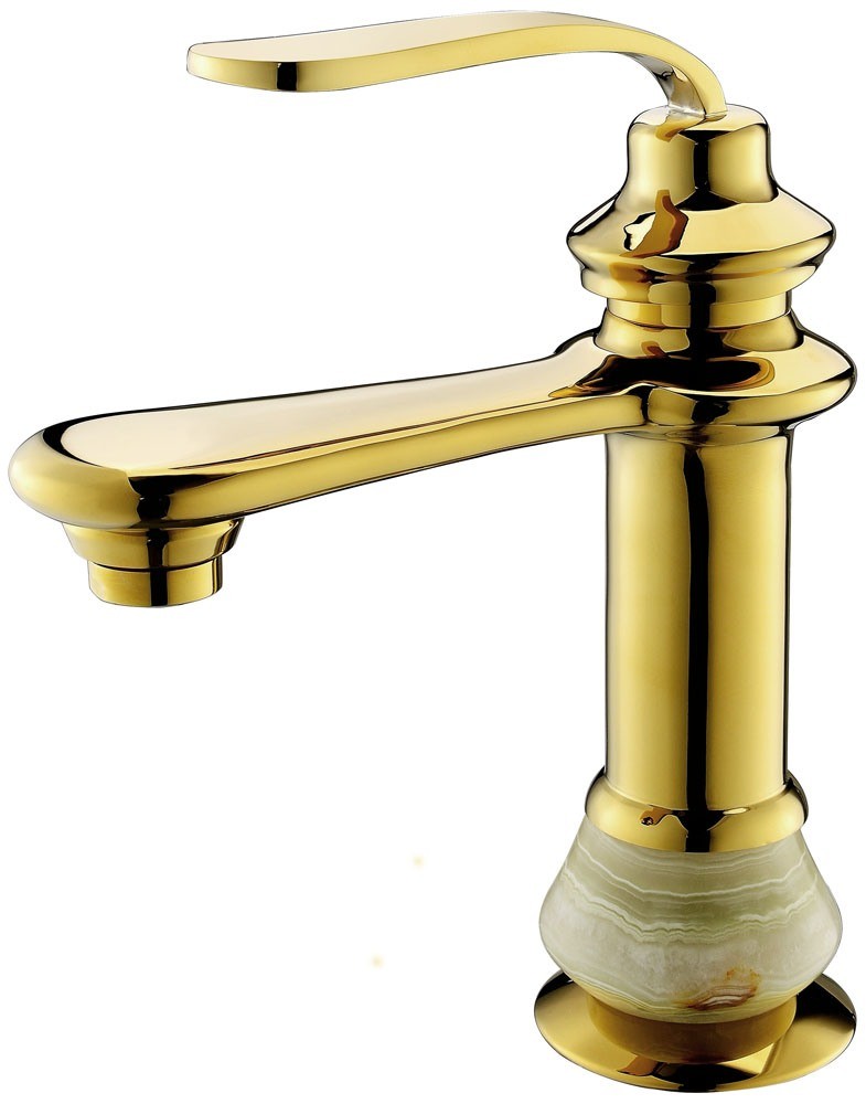 Tall Faucet Rose Gold Plated Water Tap